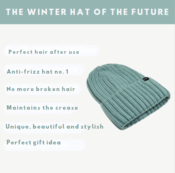 Women's winter hat Interior 100% silk Anticrespo|